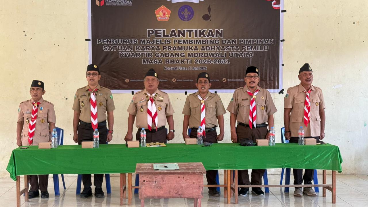 MABI dan Pengurus Saka Adhyasta Kwarcab Morut