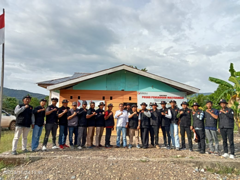 foto bersama setelah apel siaga