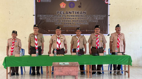 MABI dan Pengurus Saka Adhyasta Kwarcab Morut