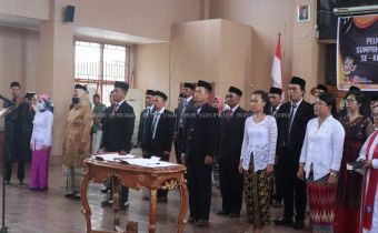 Bawaslu Kab. Morowali Utara Resmi Melantik 30 Anggota Panwaslu Kecamatan Untuk Pemilu 2024