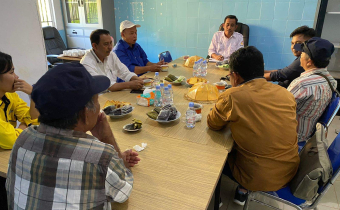 Bawaslu Morut Gelar Rapat Persiapan Bimtek Saksi Partai Politik bersama perwakilan parpol