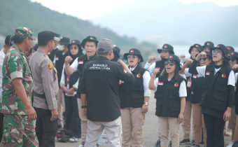 Pemeriksaan Barisan Apel Siaga Pengawasan Pemilhan 2024